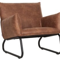 DTP Home River Fauteuil Snake Cognac Fauteuil Leder