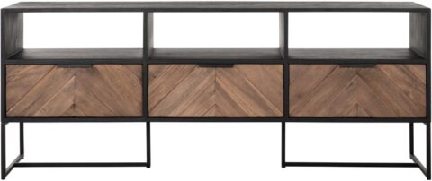 DTP Home Tv-Meubel Criss Cross Kasten Hout