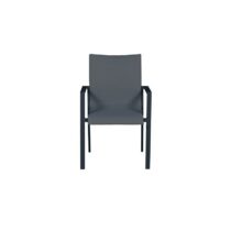 Diningfauteuil Dallas Antraciet Tuinmeubelen Aluminium