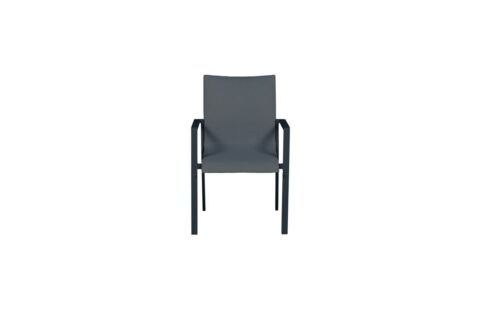 Diningfauteuil Dallas Antraciet Tuinmeubelen Aluminium