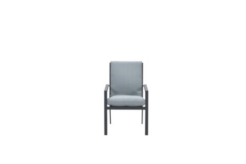 Diningfauteuil Sergio Grijs Tuinmeubelen Aluminium