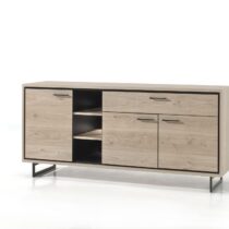 Dressoir Alcina 3-Deurs Natural Kasten Hout