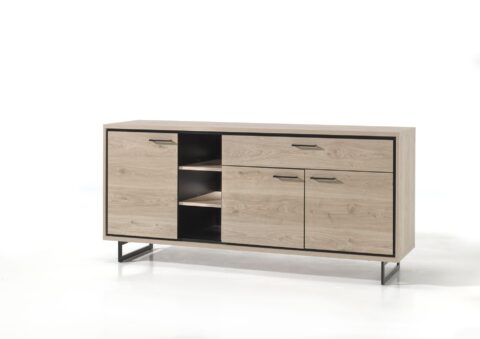 Dressoir Alcina 3-Deurs Natural Kasten Hout