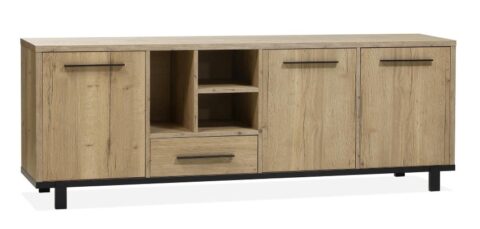 Dressoir Peckary 3-Deurs Kasten Lamulux