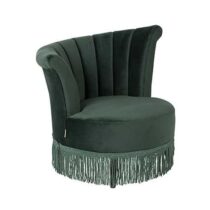 Dutchbone Relaxstoel Flair Dark Green Fauteuil Stof