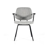 Eleonora Armstoel Lynn Grijs Stoelen Stof