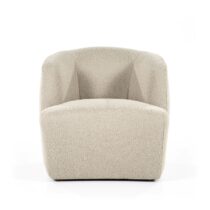 Eleonora Fauteuil Charlotte Taupe Fauteuil Stof