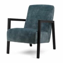 Eleonora Fauteuil Vinley Blauw Fauteuil Stof