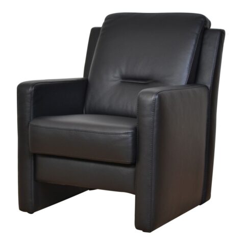 Fauteuil BP4200 Hoog L Zwart Fauteuil Leder