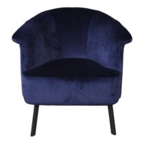 Fauteuil Charleen Blauw Fauteuil Stof