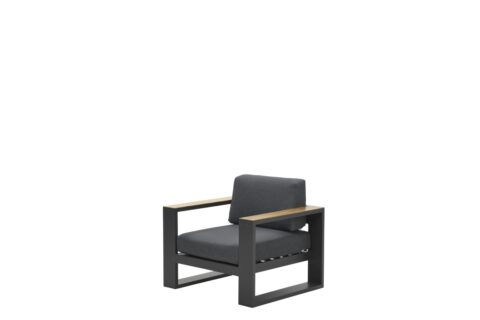 Fauteuil Cube Zwart Tuinmeubelen