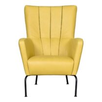 Fauteuil Elvis Old Yellow Fauteuil Leder