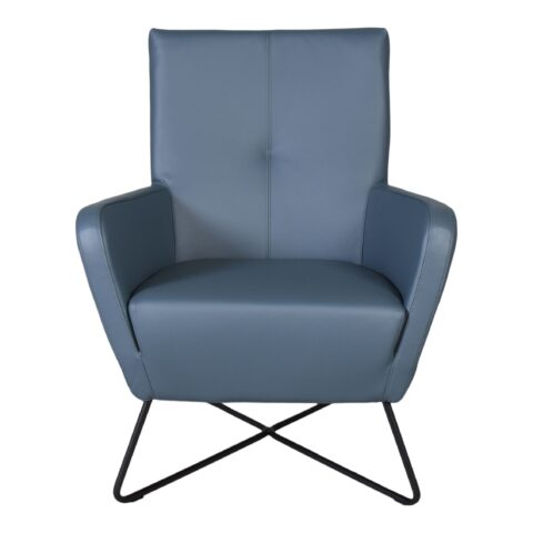 Fauteuil Gemona Blauw Fauteuil Leder