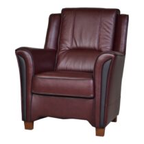 Fauteuil Hasselt Bordeaux Fauteuil Leder