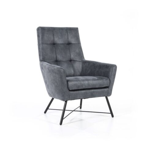 Fauteuil Logrones Darkblue Fauteuil Microleder