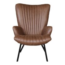 Fauteuil Manteca Cognac Fauteuil Stof