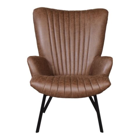 Fauteuil Manteca Cognac Fauteuil Stof