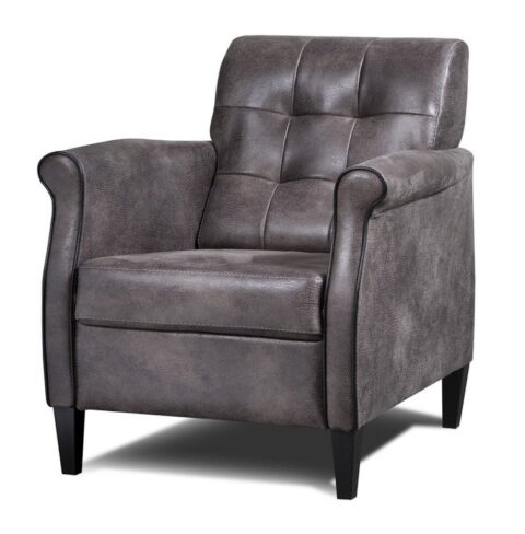 Fauteuil Mario Bruin Fauteuil Leder