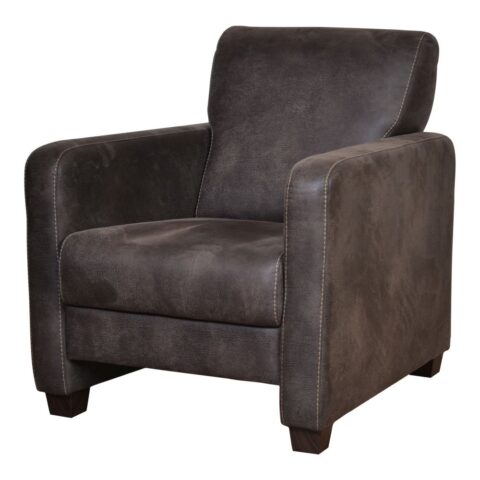Fauteuil Paddy Donkerbruin Laag Fauteuil Leder