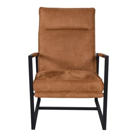 Fauteuil Pirello Hoog Cognac Fauteuil Stof