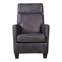 Fauteuil Voronez Antraciet Fauteuil Leder