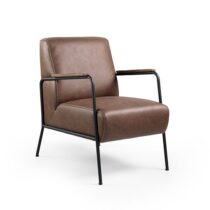 Feelings Fauteuil Lusaka Brown Fauteuil Leder