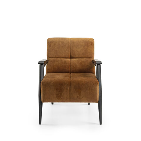 Feelings Fauteuil Riv Cognac Fauteuil Stof