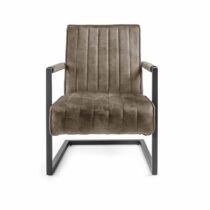 Feelings Fauteuil Stripes Taupe Fauteuil Stof