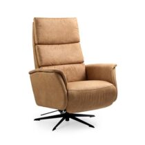 Feelings Relaxfauteuil Ian M Caramel Fauteuil Stof