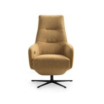 Feelings Relaxfauteuil Reggio L Mustard Fauteuil Stof