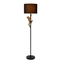 Feelings Vloerlamp Monkey Zwart/Goud Verlichting Metaal