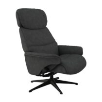 Flexlux Relaxfauteuil Aarhus Low Grijs Fauteuil Stof