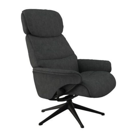 Flexlux Relaxfauteuil Aarhus Medium Grijs Fauteuil Stof