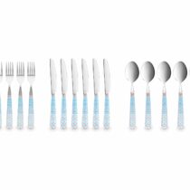 Floral Cutlery Blue Set/18 Keuken accessoires