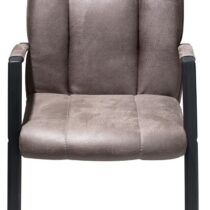 Henders & Hazel Amrstoel Jacqueline Off Black Stoelen Stof