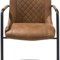 Henders & Hazel Armstoel Armin Cognac Stoelen Stof