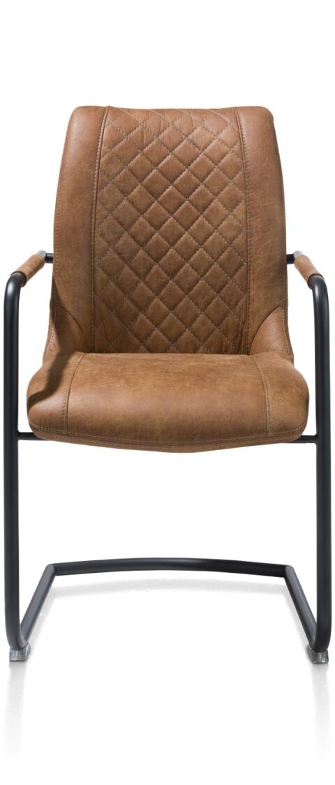 Henders & Hazel Armstoel Armin Cognac Stoelen Stof