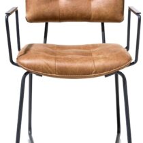 Henders & Hazel Armstoel Julien Cognac Stoelen Microleder