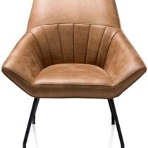 Henders & Hazel Fauteuil Samara Cognac Fauteuil Stof