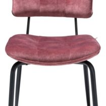 Henders & Hazel Stoel Manou Burgundy Red Stoelen Stof