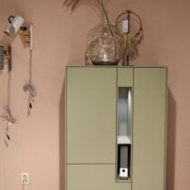 Highboard SE-3003 Groen Kasten Gelakt