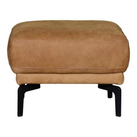 Hocker Allistor Bruin Banken Leder