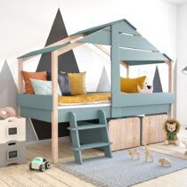 Hutbed Forest 90x200 Incl. Lattenbodem Ex. Bedlade Kinder- / Tienerkamers