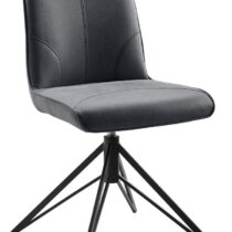 IN HOUSE Stoel Emora Off Black Stoelen Stof