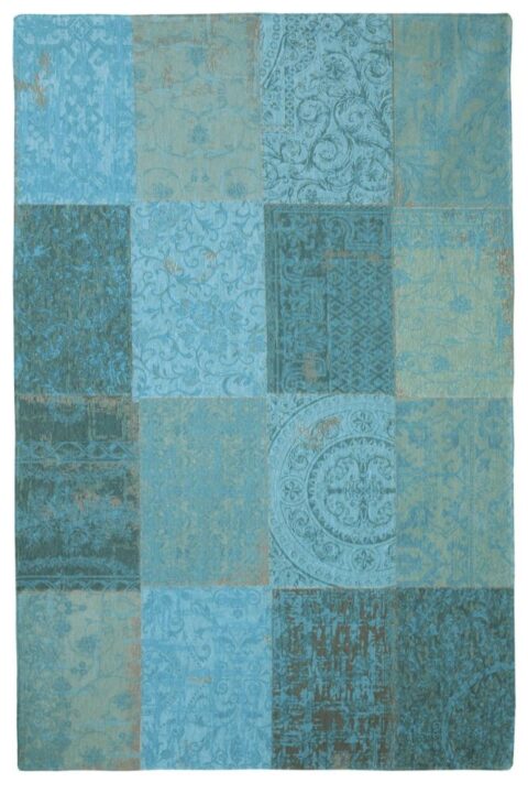 Karpet Vintage Multi azur 230x230 Vloerkleden Wol