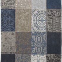 Karpet Vintage Multi blue denim 170x240 Vloerkleden Wol