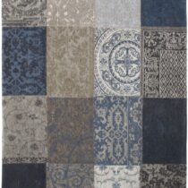 Karpet Vintage Multi blue denim 200x280 Vloerkleden Wol