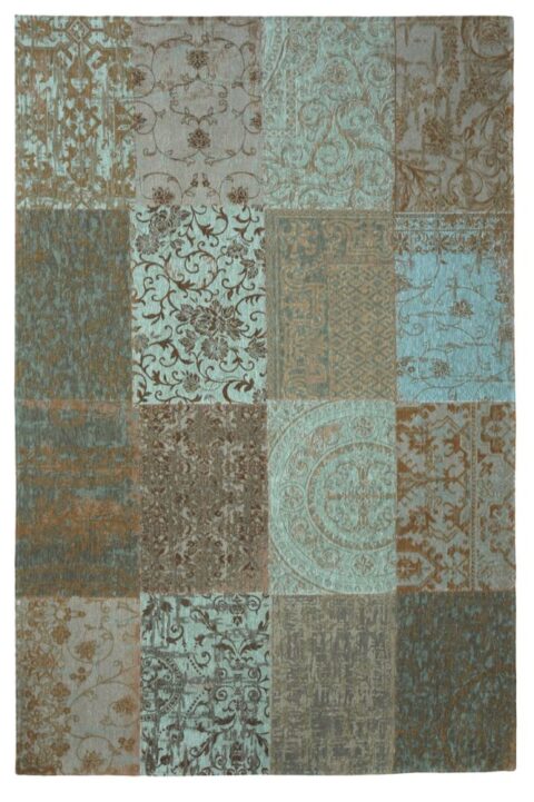 Karpet Vintage Multi sea blue Vloerkleden Wol