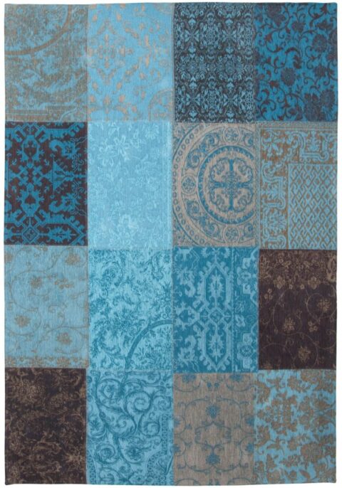 Karpet Vintage Multi turquoise 140x200 Vloerkleden Wol