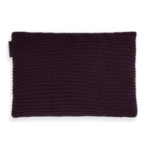 Knit Factory Kussen Vinz Aubergine Woon accessoires